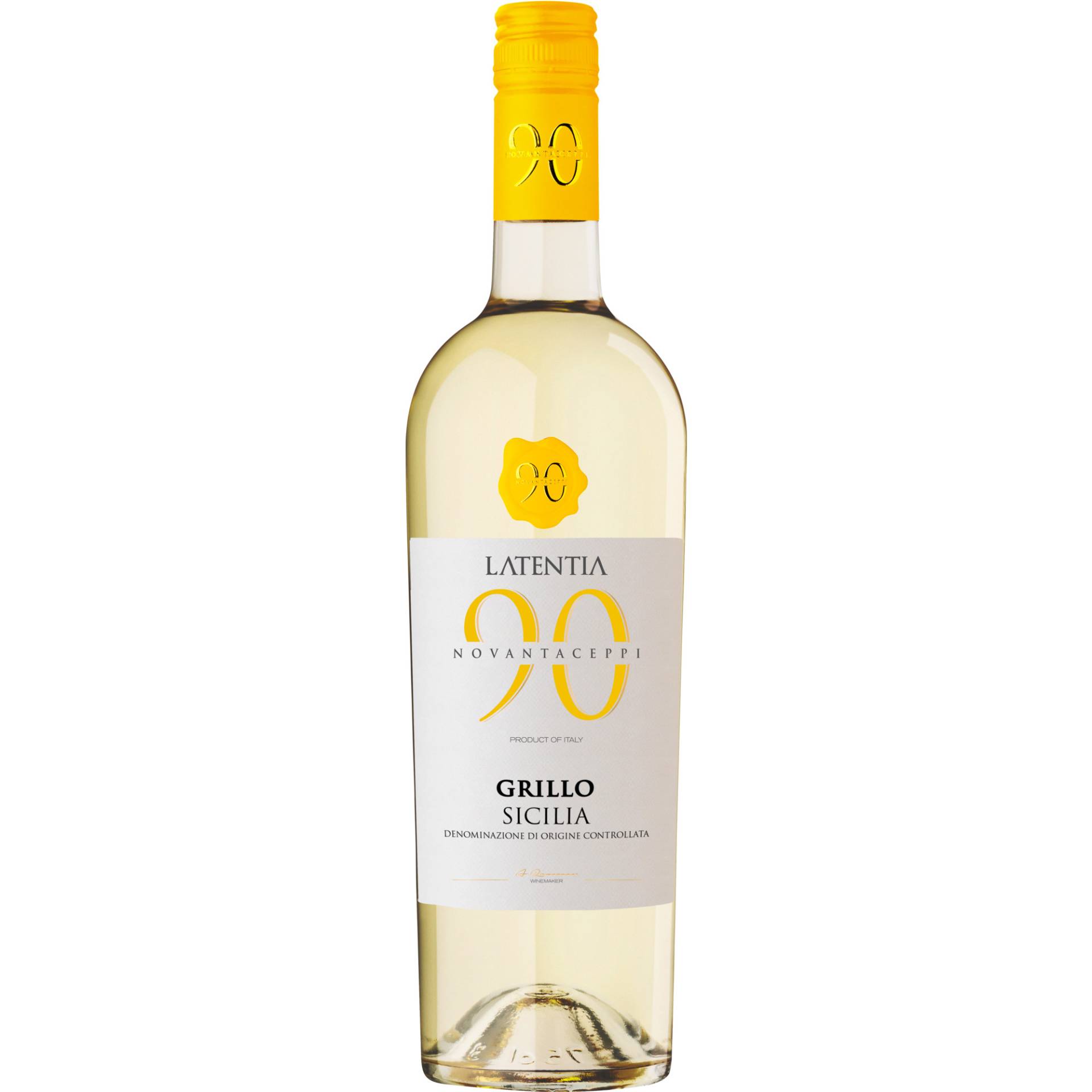Novantaceppi Grillo, Sicilia DOC, Sizilien, 2023, Weißwein Novantaceppi Grillo, Sicilia DOC, Sizilien, 2023, Weißwein von Latentia Winery SPA, 74014 Laterza - Italia