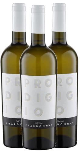 Prodigio del Sole Chardonnay Latentia Weißwein 3 x 0,75l VINELLO - 3 x Weinpaket inkl. kostenlosem VINELLO.weinausgießer von Latentia Winery