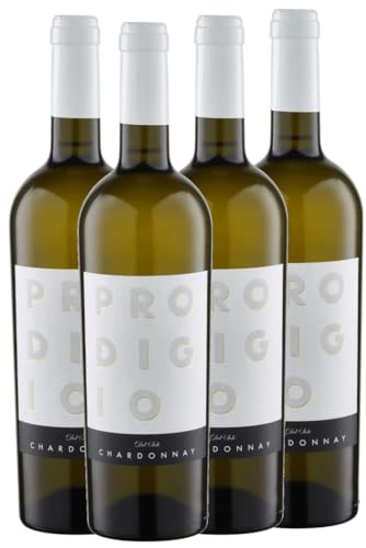 Prodigio del Sole Chardonnay Latentia Weißwein 4 x 0,75l VINELLO - 4 x Weinpaket inkl. kostenlosem VINELLO.weinausgießer von Latentia Winery
