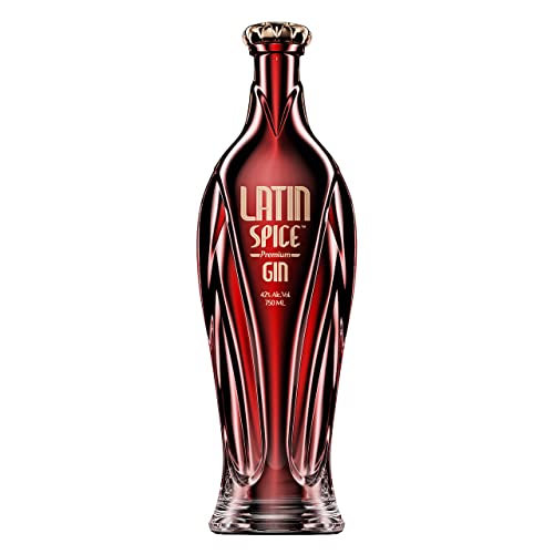 Latin Spice Gin 700ml – Fruchtig-würzige Aromen | mit Pinkem Pfeffer, süsser Orange & Zimt | Italienischer Premium Gin mit Lateinamerikanischer Note |1x 700ml | 42% Vol. von Latin Gin
