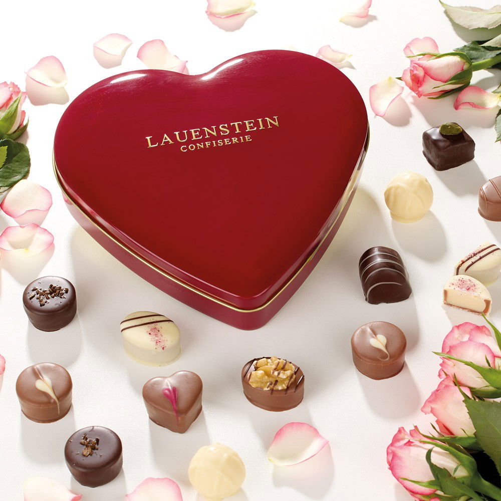 Lauenstein Herzdose "Von Herzen schenken" Lauenstein Herzdose "Von Herzen schenken" von Lauenstein Confiserie