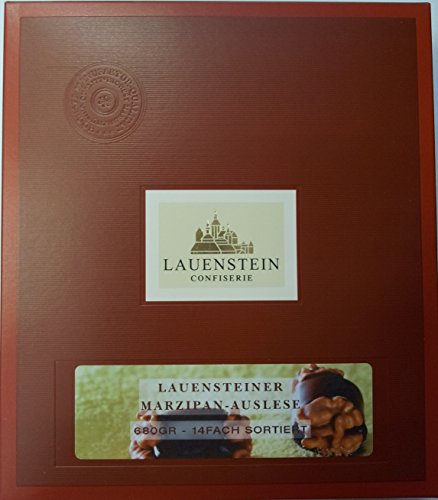 Lauensteiner Marzipan Pralinen Auslese | 56 handgefertigte Trüffel und Pralinen mit Alkohol 700g, 11-fach sortiert | Schokoladengeschenk für Marzipan-Liebhaber | Geschenk für Frauen, Männer, Oma, Opa von Lauenstein Confiserie