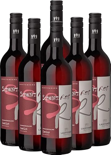 LAUFFENER WEINGÄRTNER - 2022 Schwarz/Rot Schwarzriesling Lieblich. Kräftig, süßlich, ausgewogen - der perfekte Rotwein zu allen Gelegenheiten. Inhalt: 1 x 0,75 l und 10,5% vol. von Lauffener Weingärtner