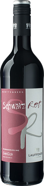 Lauffener Schwarz/Rot Schwarzriesling Rotwein lieblich 0,75 l von Lauffener Weingärtner