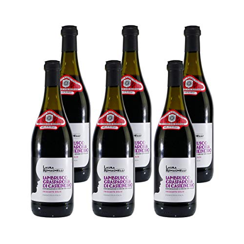 Lambrusco Grasparossa DOC Perlwein -lieblich- (6 x 0,75L) von Laura Romagnelli