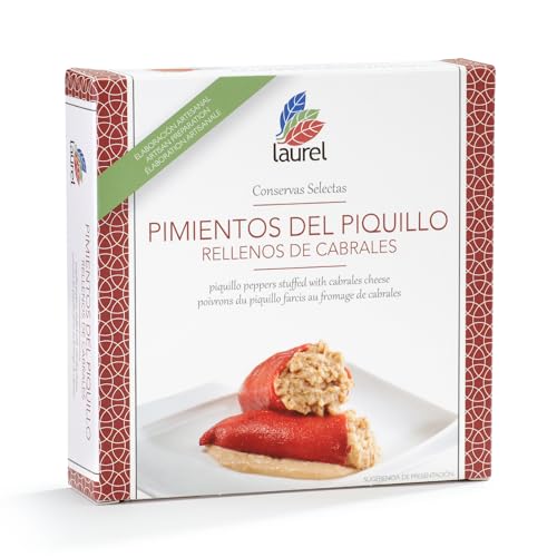 Laurel - Piquillo-Paprikaschoten gefüllt mit Cabrales Dose 280 g | Aromen von Asturien von Laurel