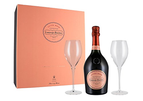 Champagne AOC Cuvée Rosé cofanetto con due flûte Laurent-Perrier 0,75 ℓ, Astucciato von Laurent Perrier