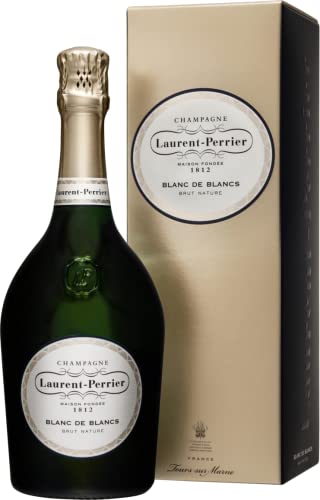 Champagne Blanc de Blancs, Laurent-Perrier, Brut Nature in Geschenkverpackung von Laurent Perrier