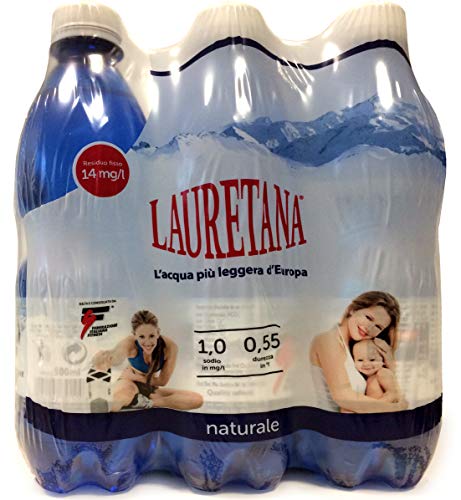 LAURETANA Mikrobiologisch reines natürliches Mineralwasser 0.5 L von Lauretana