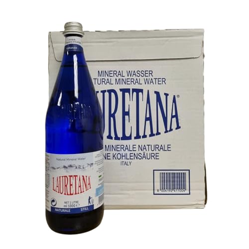Lauretana Naturales Mineralwasser, Still, 1L Glasflaschen, 6er Pack Lauretana Naturales Mineralwasser, Still, 1L Glasflaschen, 6er Pack von Lauretana
