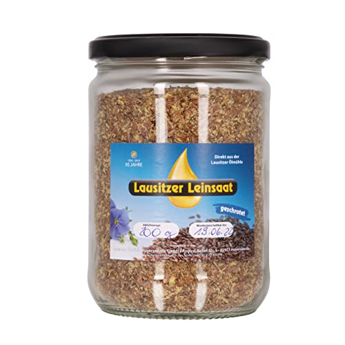 Leinsaat Leinsamen Flachssaat Flachssamen geschrotet, 200g Leinsaat Leinsamen Flachssaat Flachssamen geschrotet, 200g von Lausitzer Ölmühle