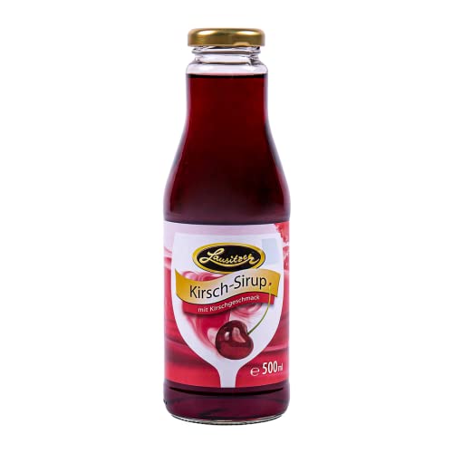 Kirsch-Sirup, der Lausitzer Fruchtsirup / Cherry Verdünnungssaft mit 6x500ml in der Glasflasche Kirsch-Sirup, der Lausitzer Fruchtsirup / Cherry Verdünnungssaft mit 6x500ml in der Glasflasche von Lausitzer