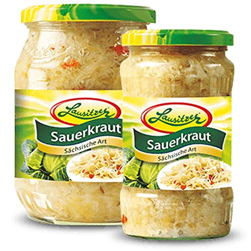 Lausitzer Sauerkraut Sächsische Art 2 x 720 ml Glas Lausitzer Sauerkraut Sächsische Art 2 x 720 ml Glas von Lausitzer