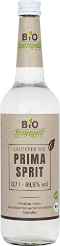 Lauterer Bio Prima Sprit 0,7 l 69,9% vol. Ansatzspirituose Trinkbranntwein von Lautergold