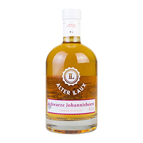 Alter LAUX Schwarze Johannisbeere Likör, 40%, Milder Johannisbeer Schnaps, Geschenke für Frauen & Männer 500ml von Laux