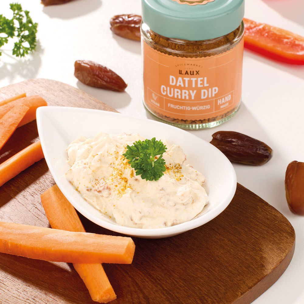 Gewürzzubereitung Dip Dattel-Curry Gewürzzubereitung Dip Dattel-Curry von Laux