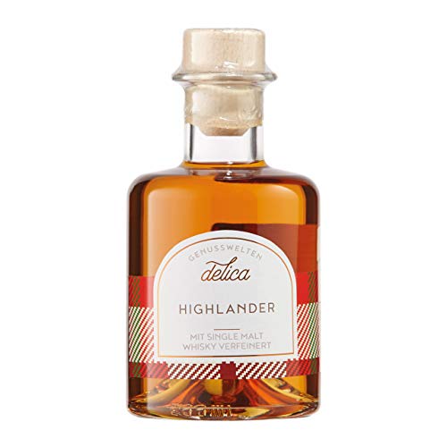 LAUX Highlander Likör mit Scotch Malt Whisky - Premium Genuss mit edlen Noten & weichem Aroma - 30% Vol. & 0,2L von Laux
