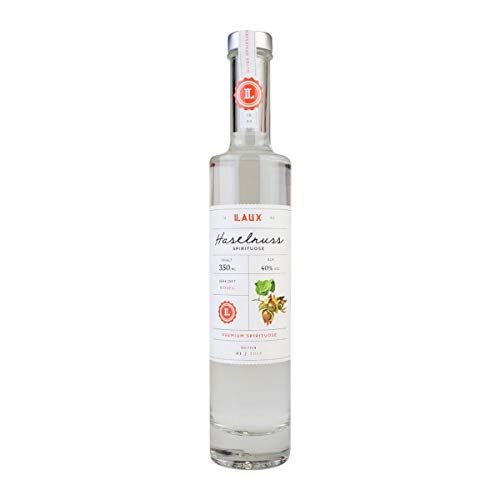 LAUX Haselnuss Schnaps - Premium Spirituose - Nussige Noten & Intensives Aroma - Hochwertige Zutaten - 40% Vol. & 0,35 L von Laux