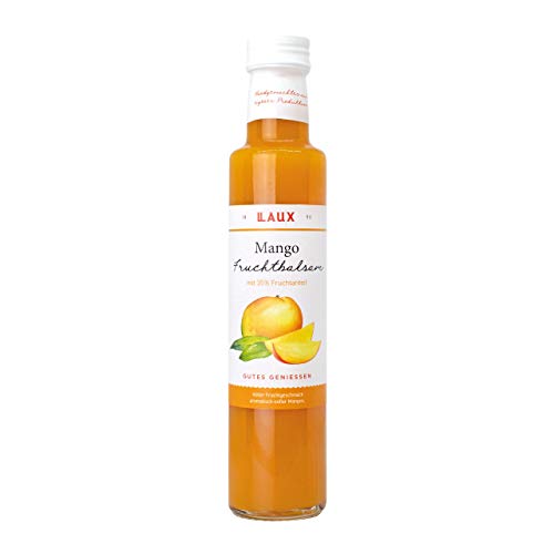 LAUX Mango Fruchtbalsam Essig in 250ml Flasche mit 35% Fruchtanteil von Laux