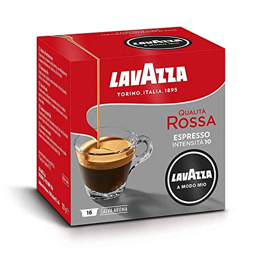 Lavazza A Modo Mio Qualita Rossa, Kaffee, Kaffeekapseln, Gemahlener Röstkaffee, 256 Kapseln von Lavazza