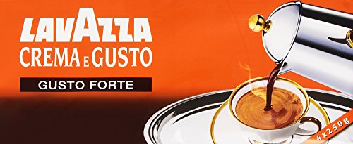 LAVAZZA CREMA E GUSTO FORTE caffè Kaffee 4 x 250g gemahlen italien coffee von Lavazza