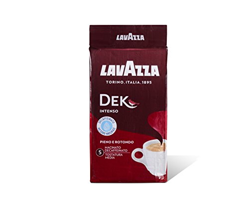 10x LAVAZZA DEK Intenso Entkoffeiniert Kaffee 250g gemahlen Italienisch Espresso von Lavazza