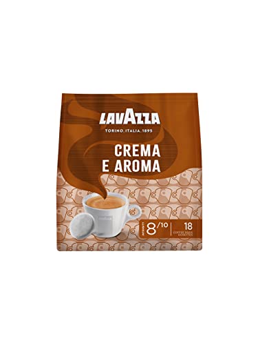 Lavazza Crema E Aroma, cremiger und aromatischer Geschmack, mittlere Röstung,18 Pads von Lavazza