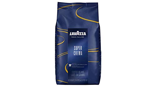 LAVAZZA Espresso SUPER CREMA Aromatic 8x 1000g (8000g) - geröstete Kaffeebohnen von Lavazza