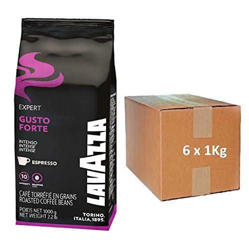 LAVAZZA Espresso Vending - GUSTO FORTE ( 6 x 1000 g ) ganze Bohne von Lavazza