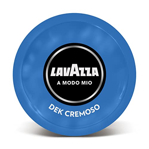 LAVAZZA Kapsel A MODO MIO, ESPRESSO CREMOSAMENTE DEK, cremig & vollmundig intensiv & aromatisch, koffeinfrei (16 Stück), Sie erhalten 16 Packungen á 16 Stück von Lavazza