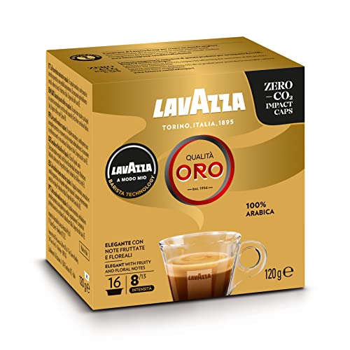 Lavazza, A Modo Mio Qualità Oro, 16 Packung mit 16 Kaffeekapseln von Lavazza