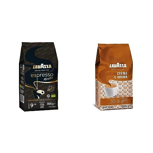 Lavazza, Espresso Maestro, Kaffeebohnen für Espressomaschinen & Crema e Aroma, Arabica und Robusta Kaffeebohnen von Lavazza