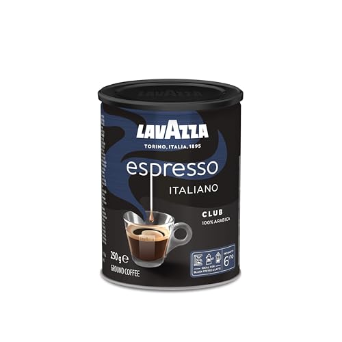 Lavazza 1 Club Italien Favourite gemahlenen Kaffee, 100% Premium Arabica, 250 g von Lavazza