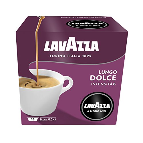 Lavazza Modo Mio cafe Lungo Dolce, 16 Kaffeekapseln - 2 Stück von Lavazza