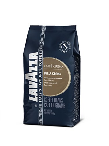 Lavazza Caffé Bar Bella Crema, ganze Bohnen, Bohnenkaffee, 6er Pack, 6 x 1000g von Lavazza