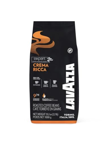 Lavazza Expert Plus Crema Ricca Espresso - 6 x 1kg ganze Kaffee-Bohne von Lavazza