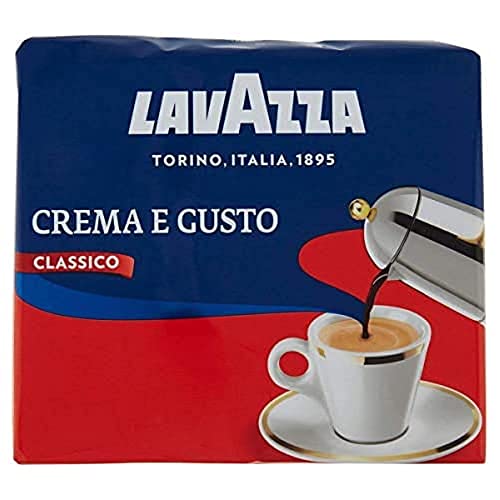 Lavazza Gemahlener Kaffee - Crema E Gusto - 1er Pack (1 x 500g) von Lavazza