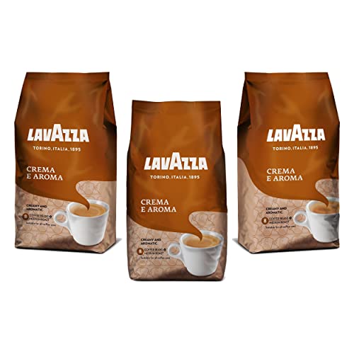 Lavazza Kaffee Bohnen Crema E Aroma, Bohnenkaffee, 3er Pack, 3 x 1000g von Lavazza