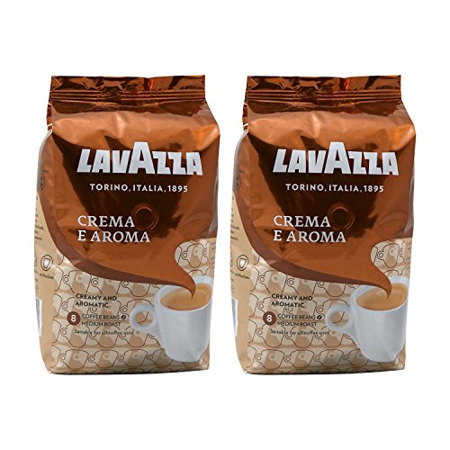 Lavazza Kaffee Crema E Aroma, ganze Bohnen, (2 x 1kg Packung) von Lavazza