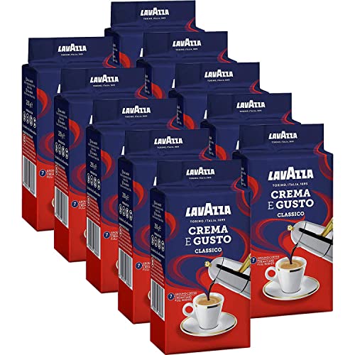 Lavazza Kaffee Crema e Gusto, gemahlener Bohnenkaffee (10 x 250g) von Lavazza