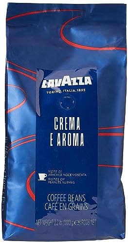 Lavazza Kaffee Creme e Aroma Blau, Espresso, Bohnenkaffee, Röstkaffee, Ganze Bohnen, 1000g von Lavazza