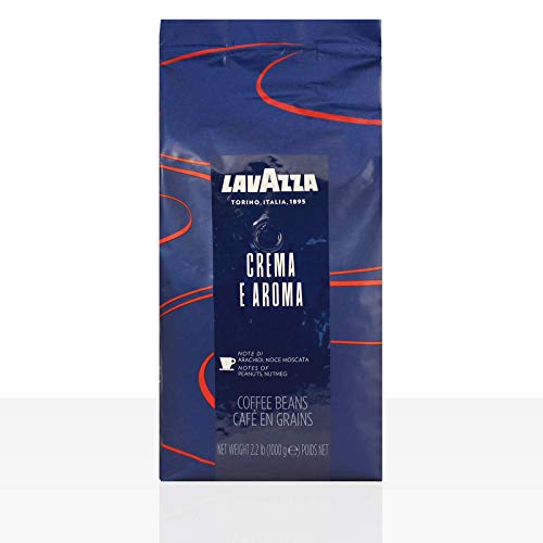 Lavazza Kaffee Creme e Aroma Blau, Espresso, Bohnenkaffee, Röstkaffee, Ganze Bohnen, 6 x 1000g von Lavazza