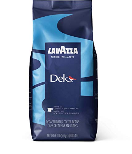 Lavazza Kaffee DEK, Decaf Espresso, Ganze Bohnen Entkoffeiniert, Koffeinfrei, 500g von Lavazza