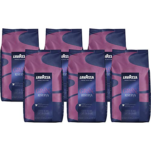 Lavazza Kaffee Espresso Gran Riserva, ganze Bohnen, Bohnenkaffee (6 x 1kg Packung) von Lavazza