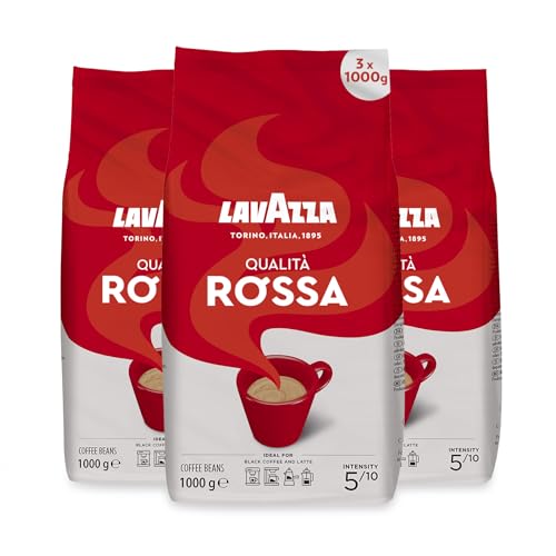 Lavazza Kaffee Qualita Rossa, 3er Pack, 3 x 1000g von Lavazza