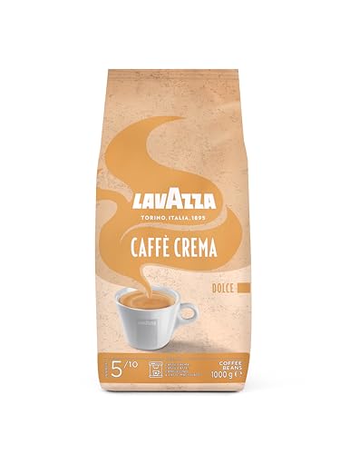 Lavazza Caffè Crema Dolce, 1kg-Packung, Arabica und Robusta, Mittlere Röstung​ von Lavazza