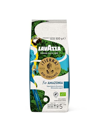 Lavazza ¡Tierra! For Amazonia, 500g Packung, 100% hochwertige Arabica Kaffeebohnen, Mittlerer Röstgrad von Lavazza