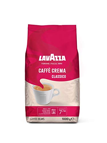 Lavazza Caffe Crema Classico Bohnen, 6er Pack (6 x 1 kg) von Lavazza