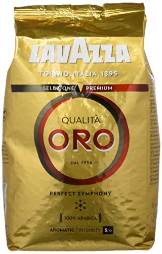Lavazza Kaffeebohnen - Qualita Oro - 4er Pack (4 x 1 kg) von Lavazza