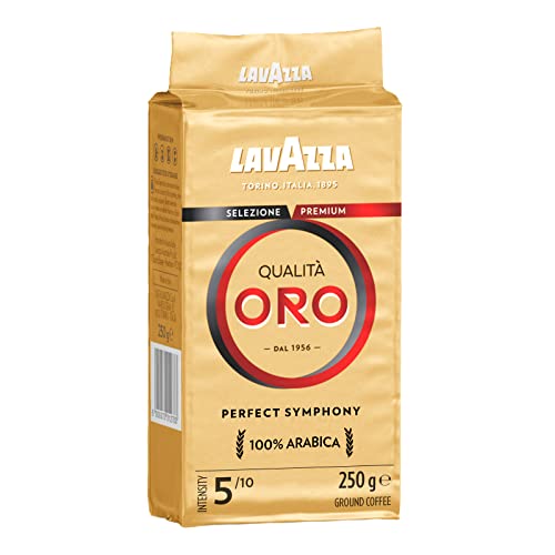Lavazza Qualità Oro, gemahlener Bohnenkaffee, 250g Packung von Lavazza